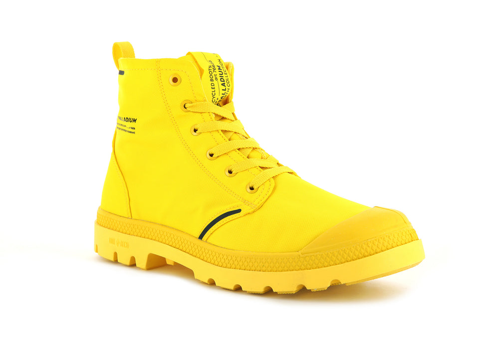 Palladium PAMPA LITE+ RECYCLE WP+ Men's Boots Yellow | Canada-0174