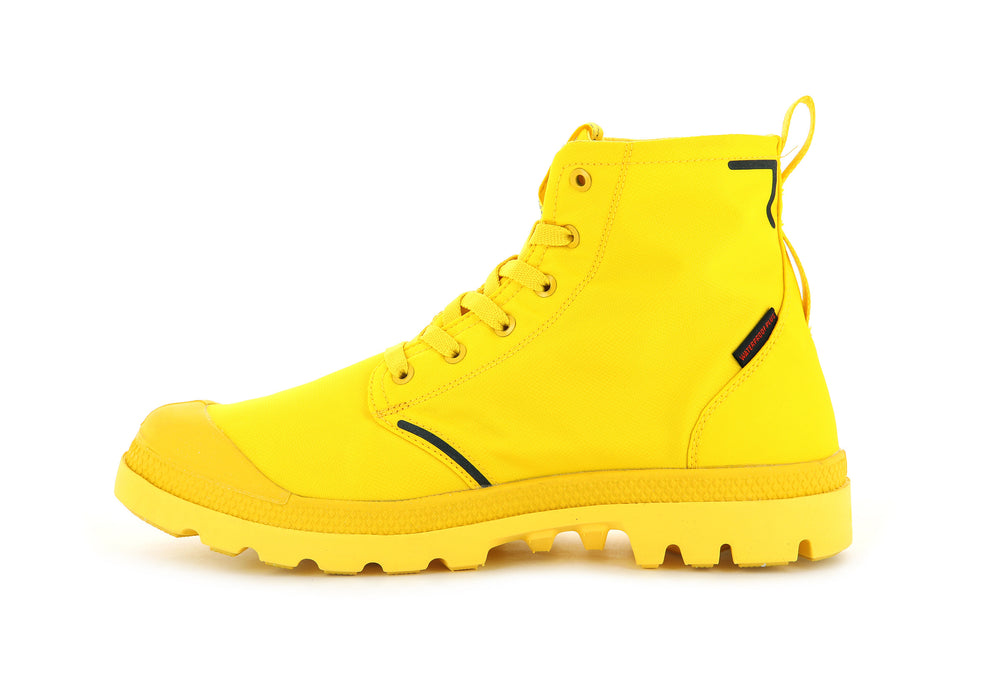 Palladium PAMPA LITE+ RECYCLE WP+ Men's Boots Yellow | Canada-0174