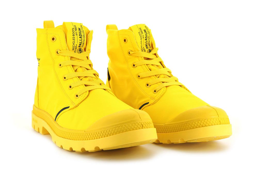 Palladium PAMPA LITE+ RECYCLE WP+ Men's Boots Yellow | Canada-0174