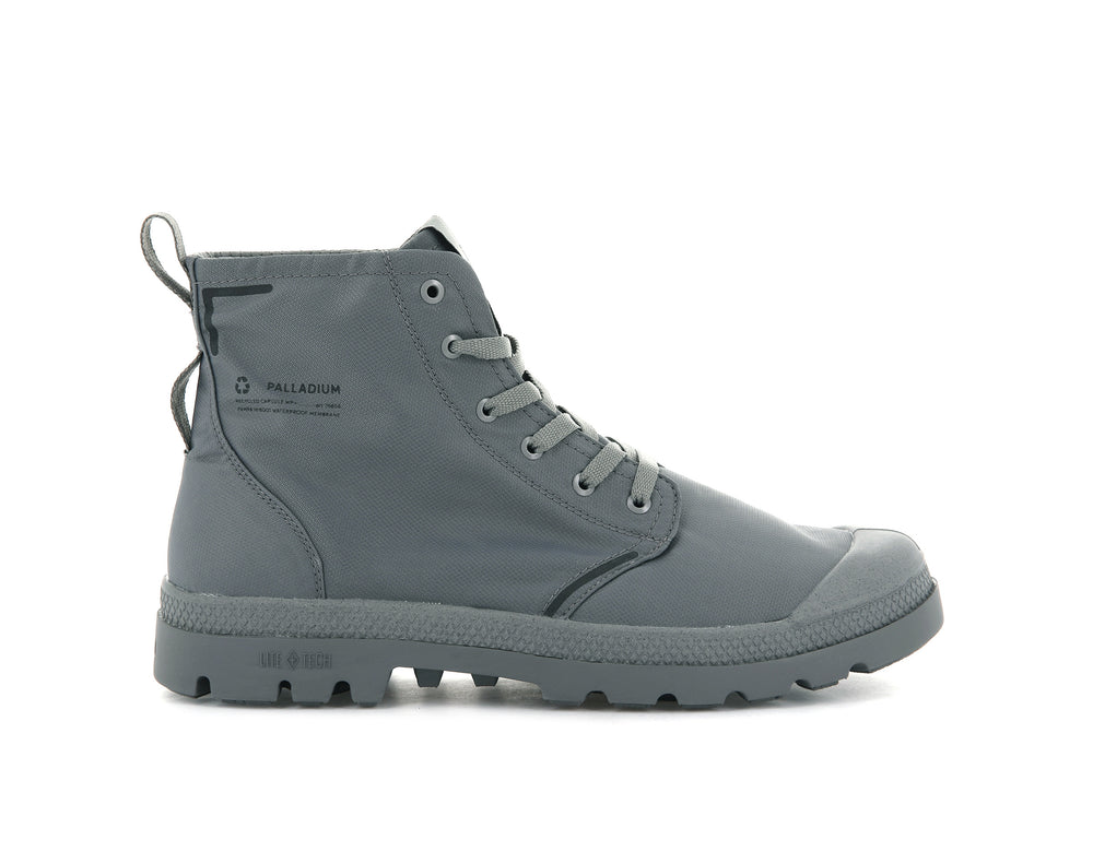 Palladium PAMPA LITE+ RECYCLE WP+ Men\'s Boots Titanium | Canada-2671