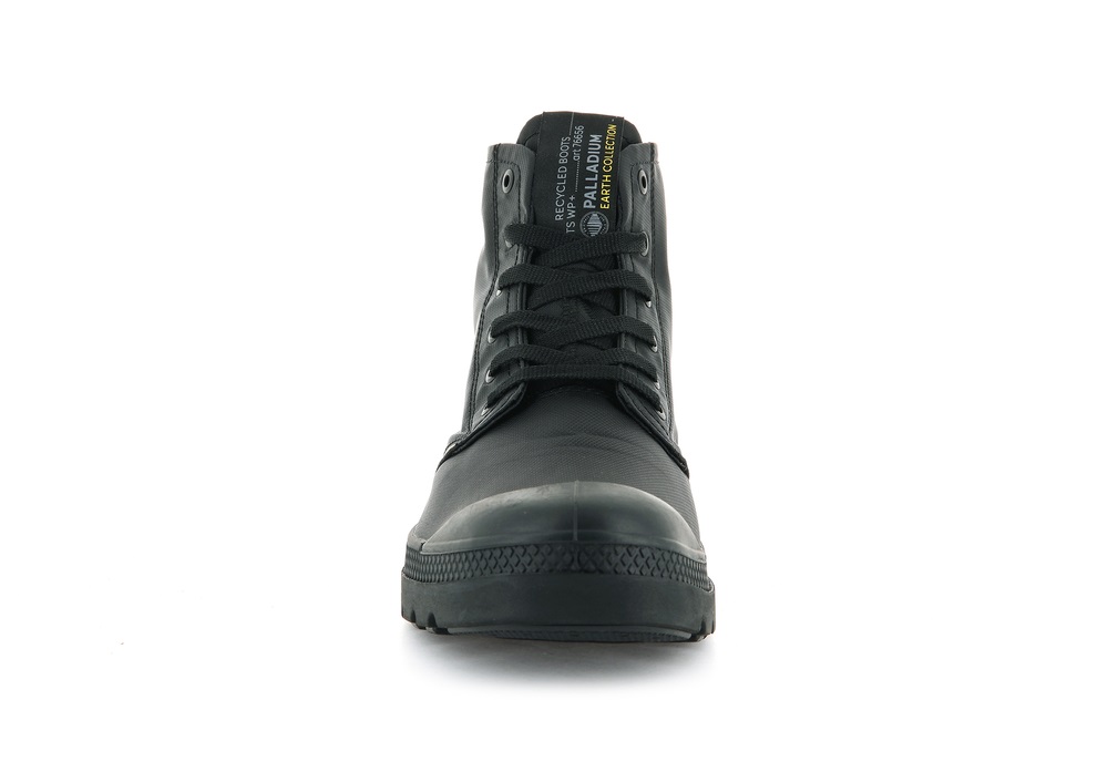 Palladium PAMPA LITE+ RECYCLE WP+ Men's Boots Black | Canada-8039