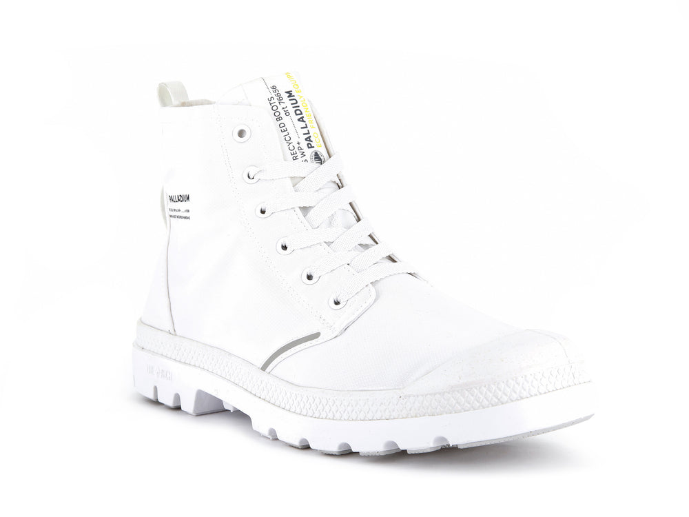 Palladium PAMPA LITE+ RECYCLE WP+ Men's Boots White | Canada-8270