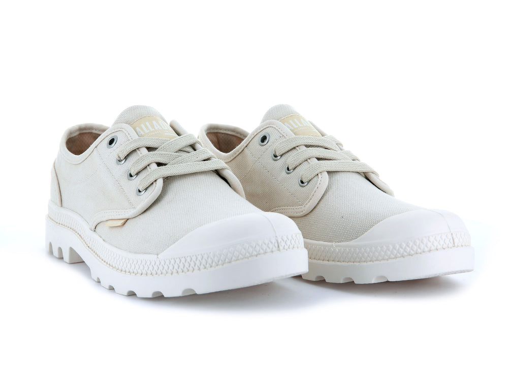Palladium PAMPA OXFORD Men's Low Top Shoes Sahara | Canada-7936