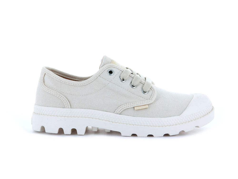 Palladium PAMPA OXFORD Men\'s Low Top Shoes Sahara | Canada-7936