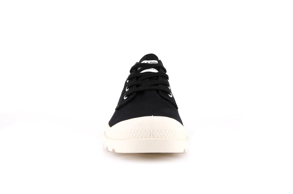 Palladium PAMPA OXFORD ORGANIC II Women's Sneakers Black | Canada-1840