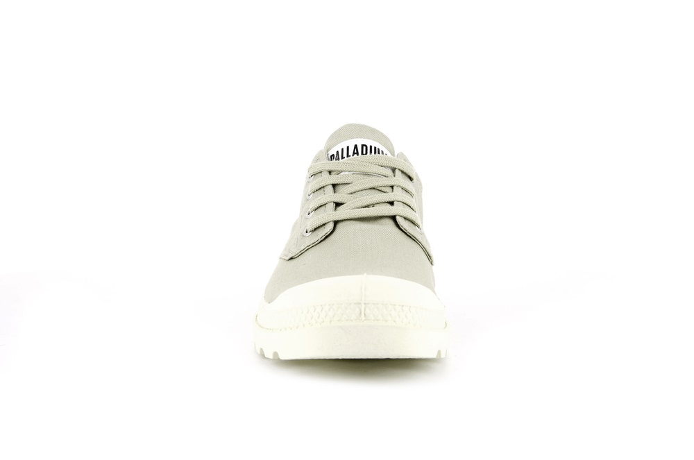 Palladium PAMPA OXFORD ORGANIC II Women's Sneakers Eucalyptus | Canada-8529