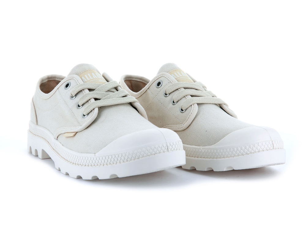 Palladium PAMPA OXFORD Women's Low Top Shoes Sahara | Canada-4639