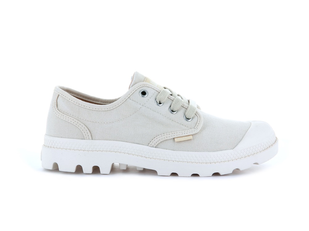 Palladium PAMPA OXFORD Women\'s Low Top Shoes Sahara | Canada-4639