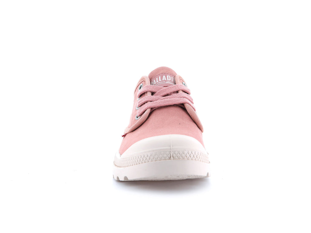 Palladium PAMPA OXFORD Women's Low Top Shoes Rose Dark Red | Canada-7654