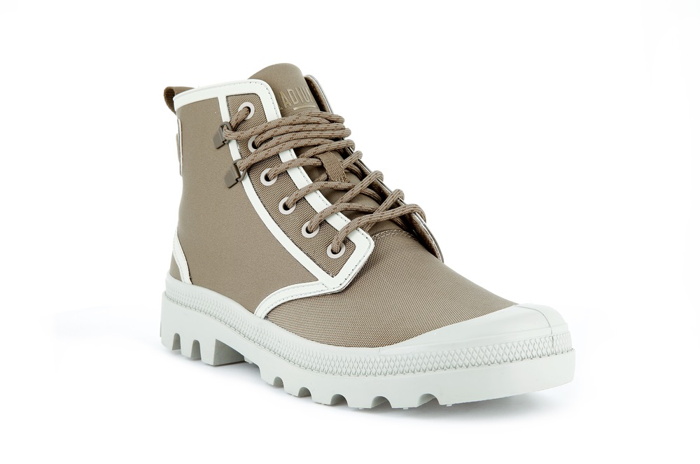 Palladium PAMPA RAINS Women's Boots Taupe | Canada-6032