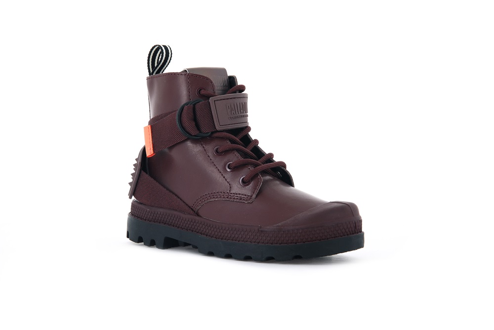 Palladium PAMPA ROCK RANGER Kids' Boots Chocolate | Canada-0792
