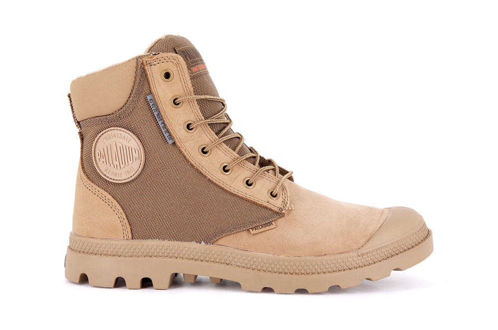 Palladium PAMPA SC WPN U-S Men\'s Winter Boots Brown | Canada-0325