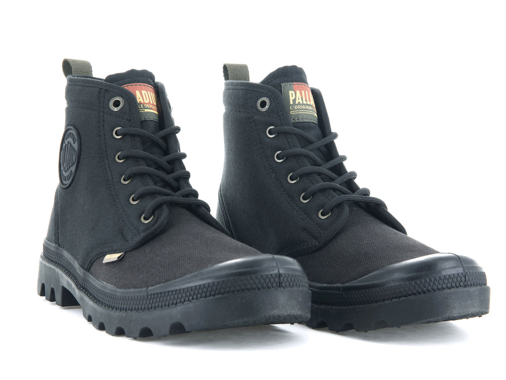 Palladium PAMPA SHADE 75TH Women's Boots Black | Canada-7124