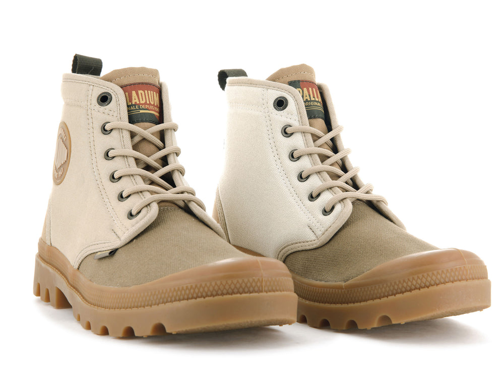 Palladium PAMPA SHADE 75TH Women's Boots Brown | Canada-9613