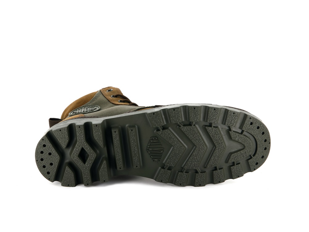 Palladium PAMPA SPORT CUFF WPN Women's Boots Brown | Canada-1347
