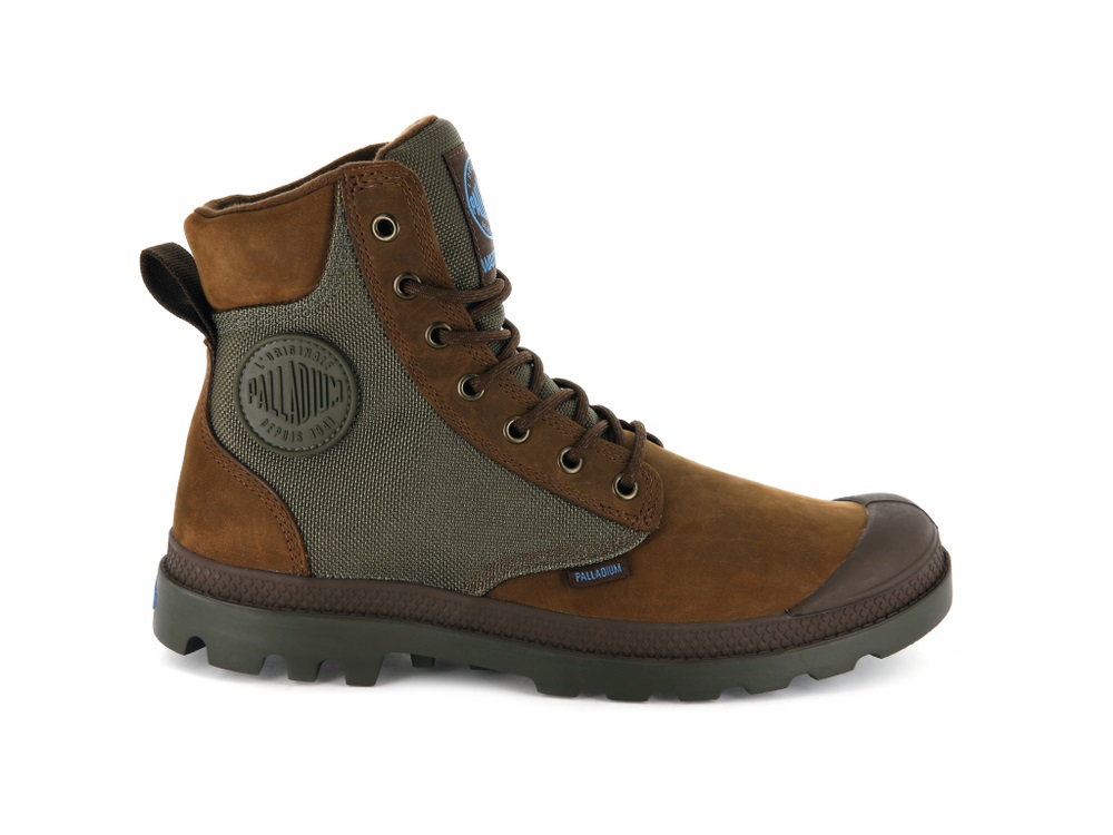 Palladium PAMPA SPORT CUFF WPN Women\'s Boots Brown | Canada-1347
