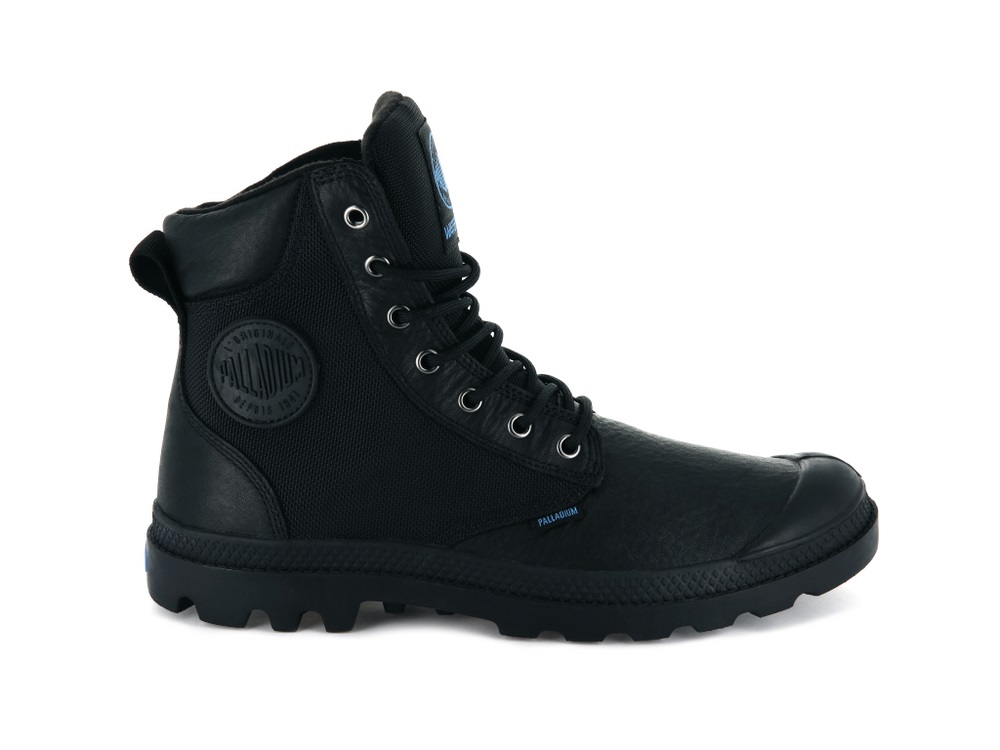 Palladium PAMPA SPORT CUFF WPN Women\'s Boots Black | Canada-3219