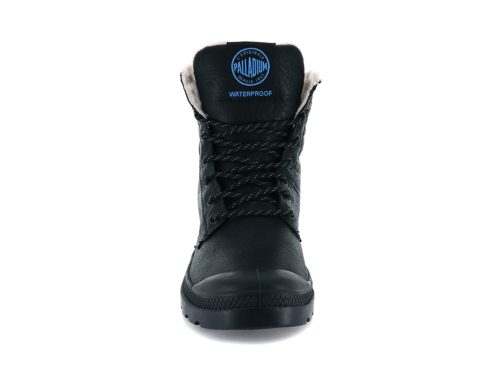 Palladium PAMPA SPORT CUFF WPS Men's Boots Black | Canada-2058