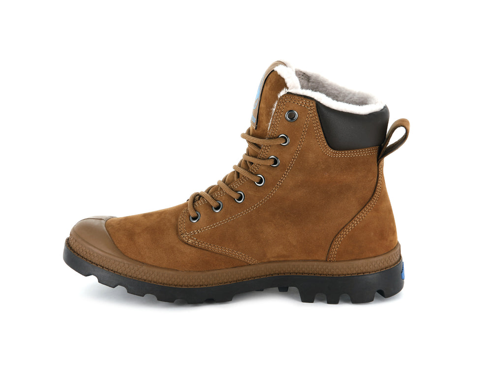 Palladium PAMPA SPORT CUFF WPS Men's Boots Chocolate | Canada-5947