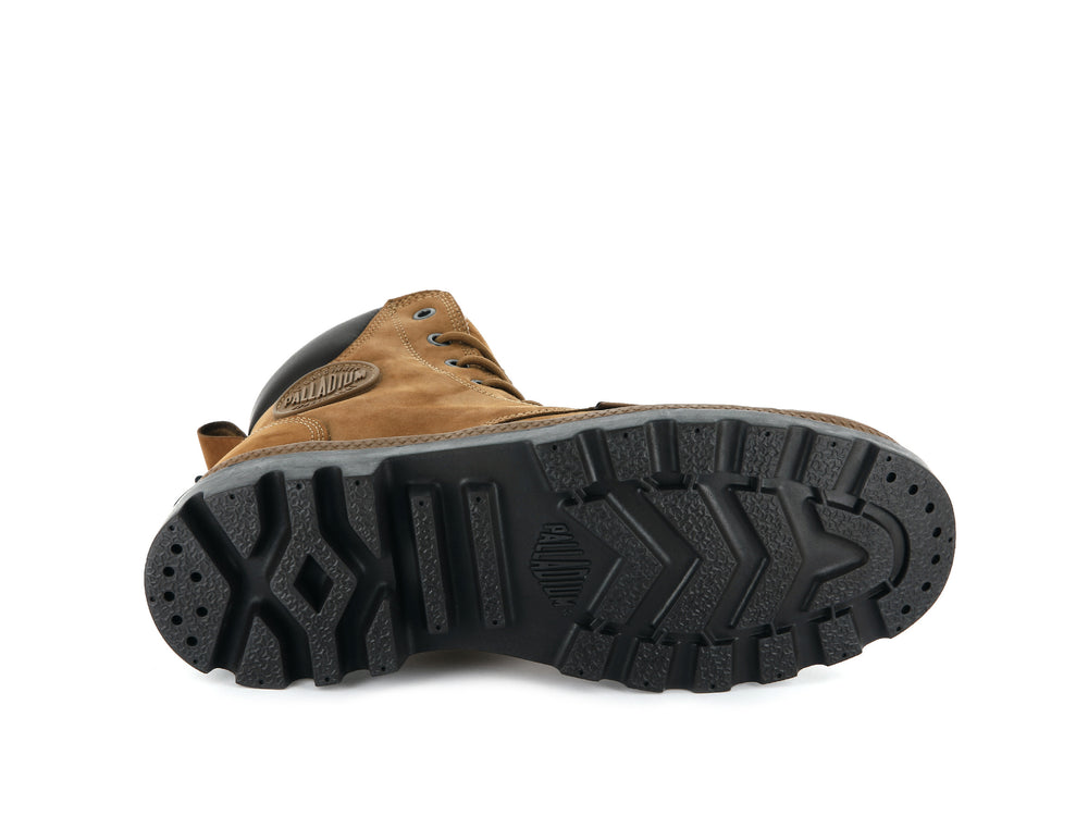 Palladium PAMPA SPORT CUFF WPS Men's Boots Chocolate | Canada-5947