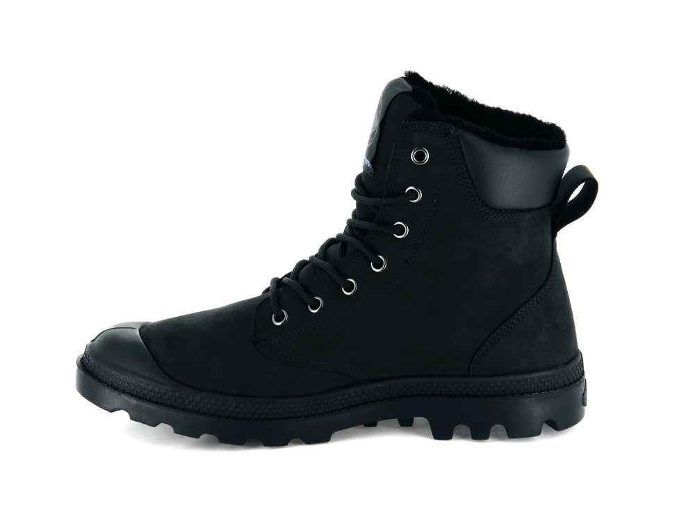 Palladium PAMPA SPORT CUFF WPS Men's Boots Black | Canada-9035