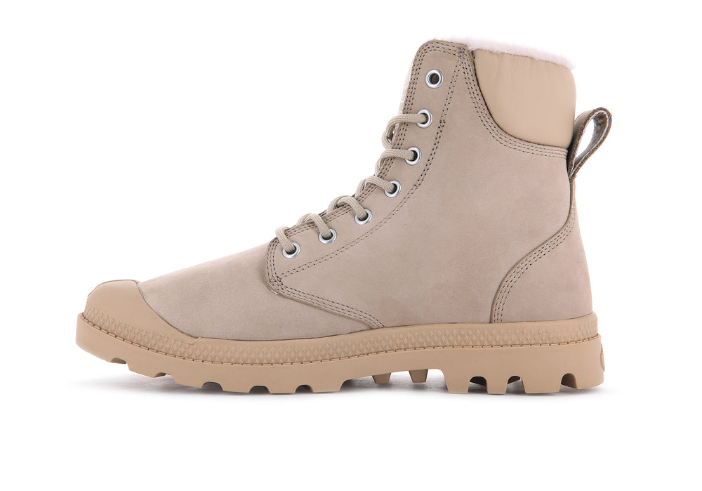 Palladium PAMPA SPORT CUFF WPS Women's Boots Warm Sand | Canada-0481