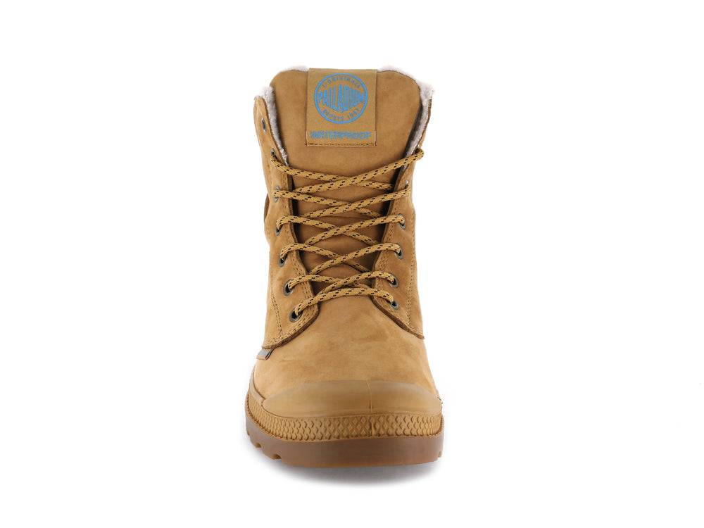 Palladium PAMPA SPORT CUFF WPS Women's Boots Gold | Canada-1023