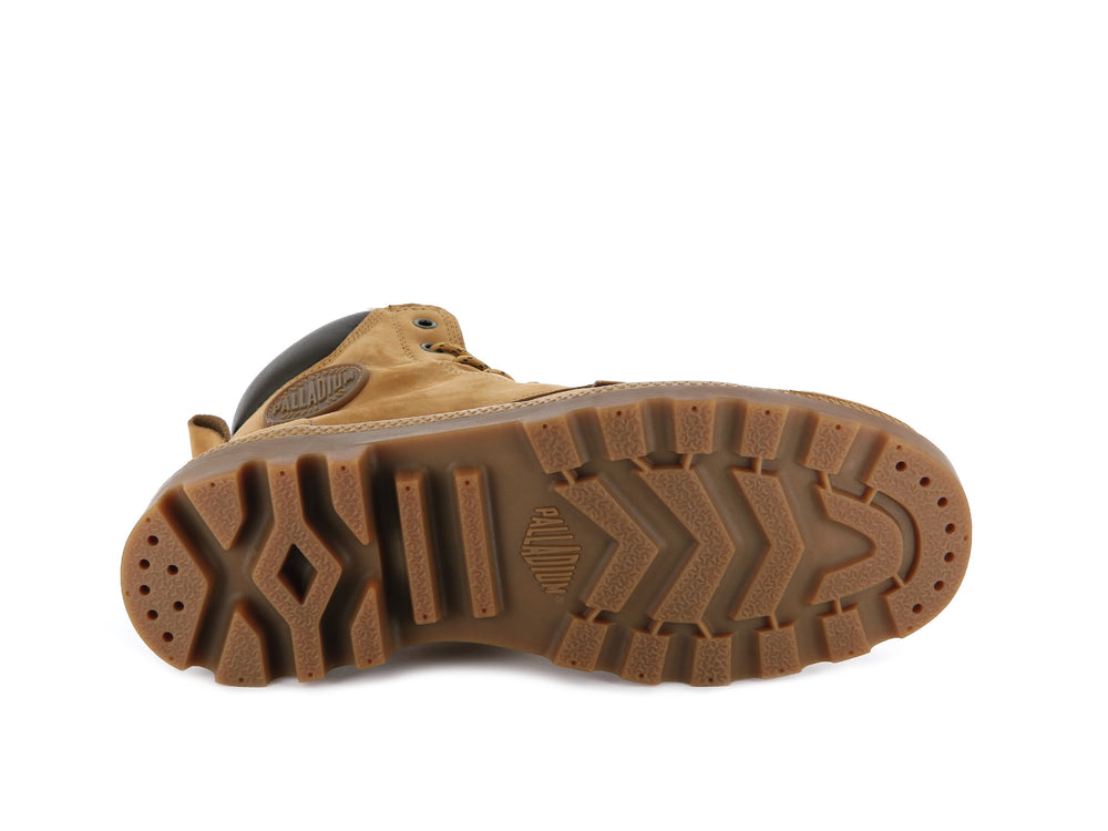 Palladium PAMPA SPORT CUFF WPS Women's Boots Gold | Canada-1023