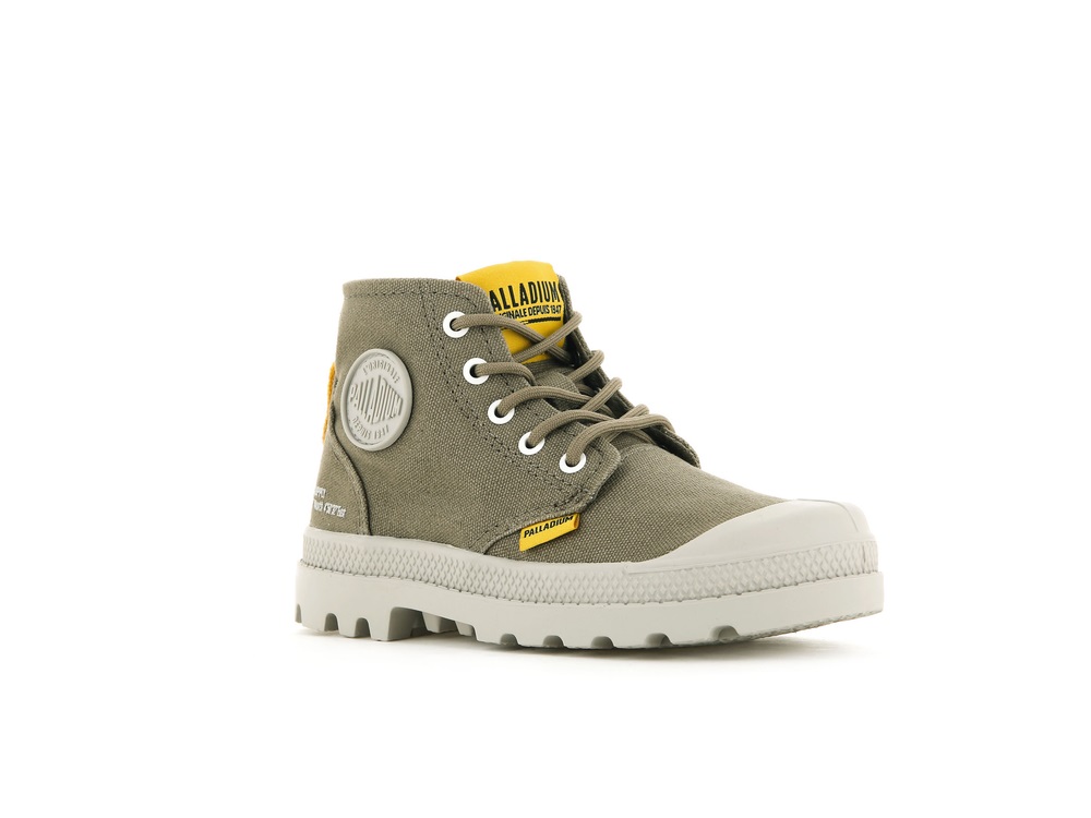 Palladium PAMPA SUPPLY Kids' Boots Green | Canada-4753