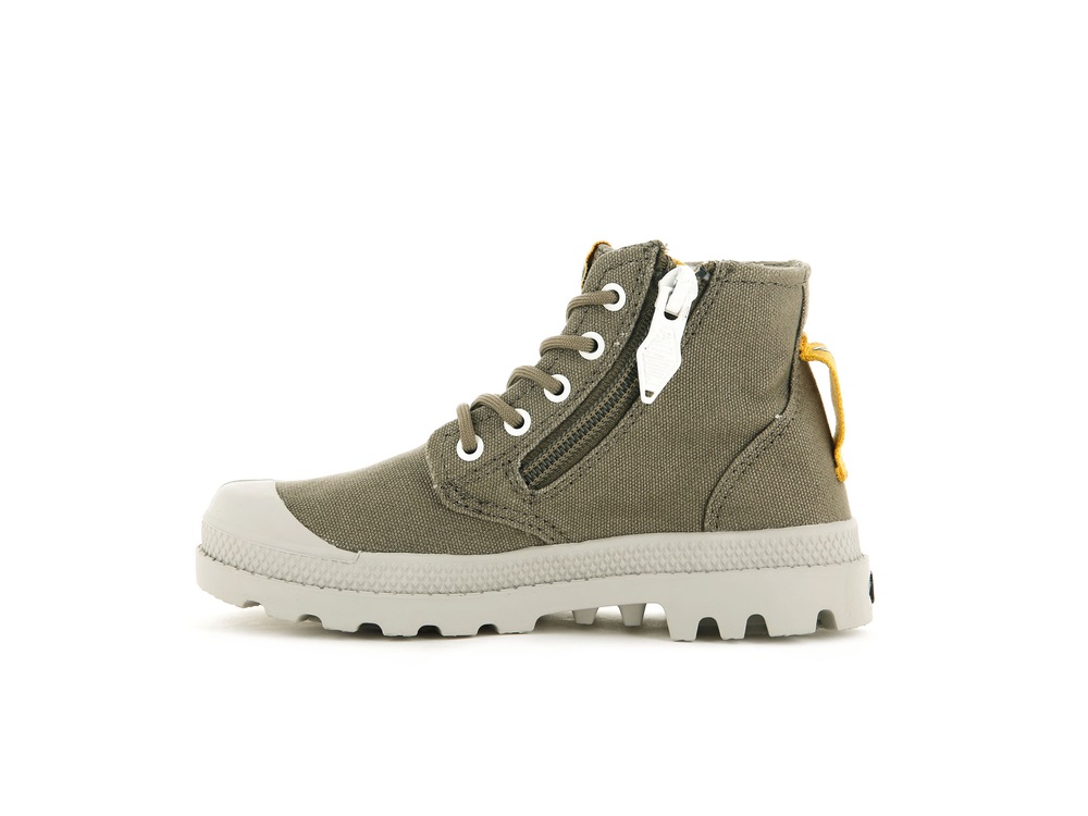 Palladium PAMPA SUPPLY Kids' Boots Green | Canada-4753