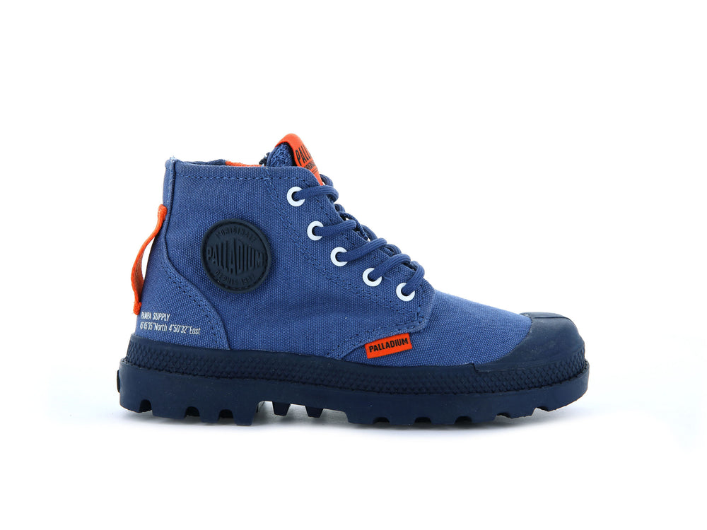 Palladium PAMPA SUPPLY Kids\' Boots Navy | Canada-2698
