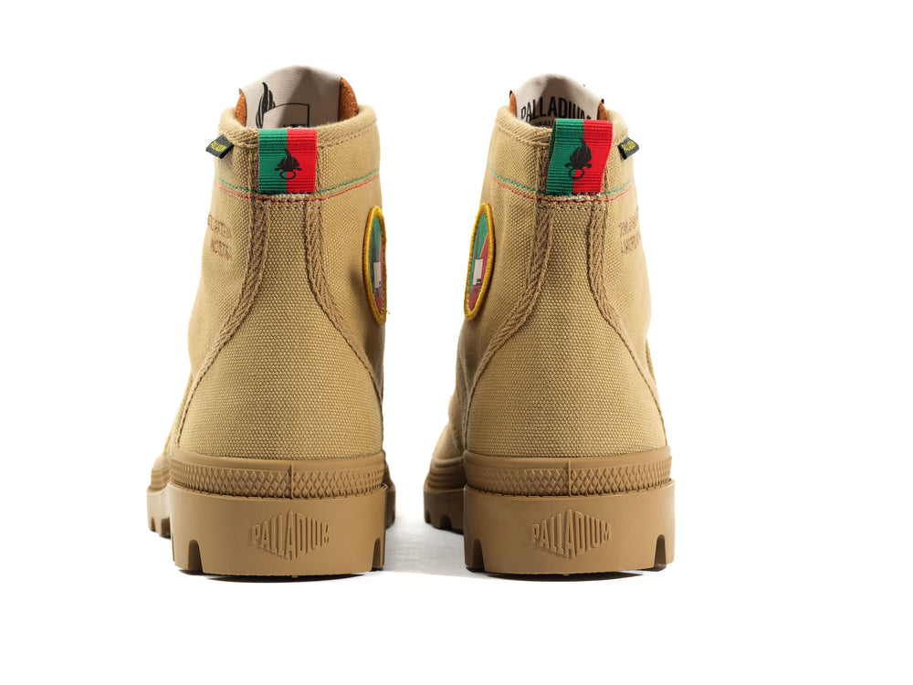 Palladium PAMPA SUPPLY LEATHER Kids' Boots Indigo | Canada-6059