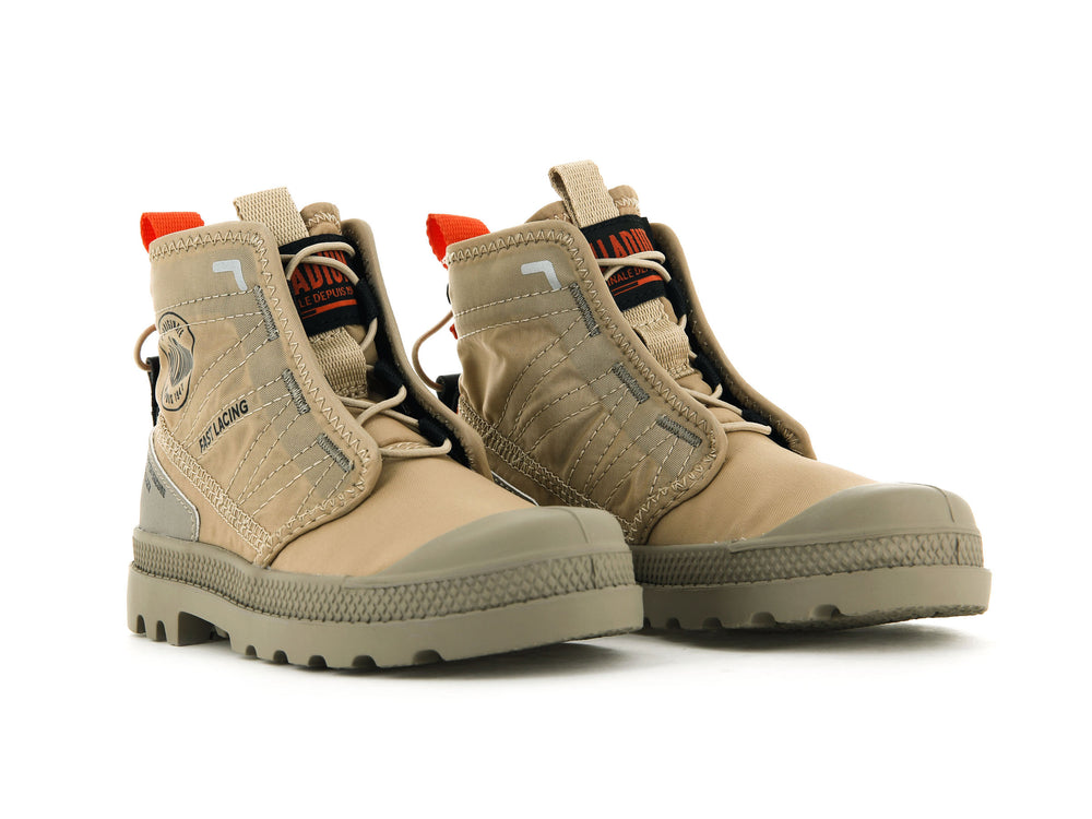 Palladium PAMPA TRAVEL Kids' Boots Desert | Canada-1432