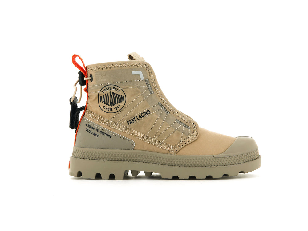 Palladium PAMPA TRAVEL Kids\' Boots Desert | Canada-1432