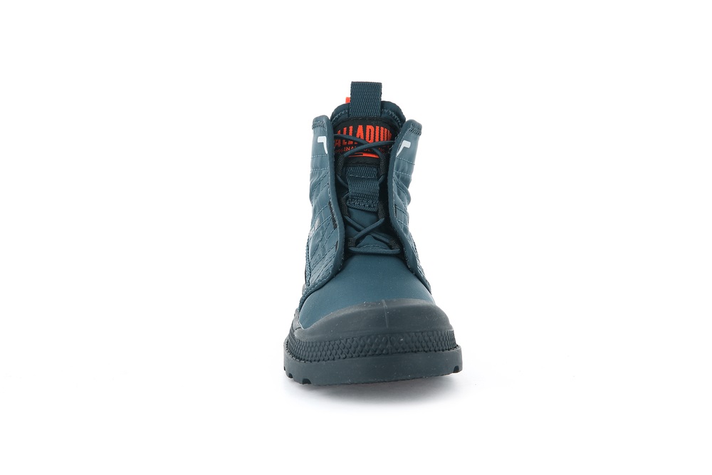 Palladium PAMPA TRAVEL Kids' Boots Indigo | Canada-7538