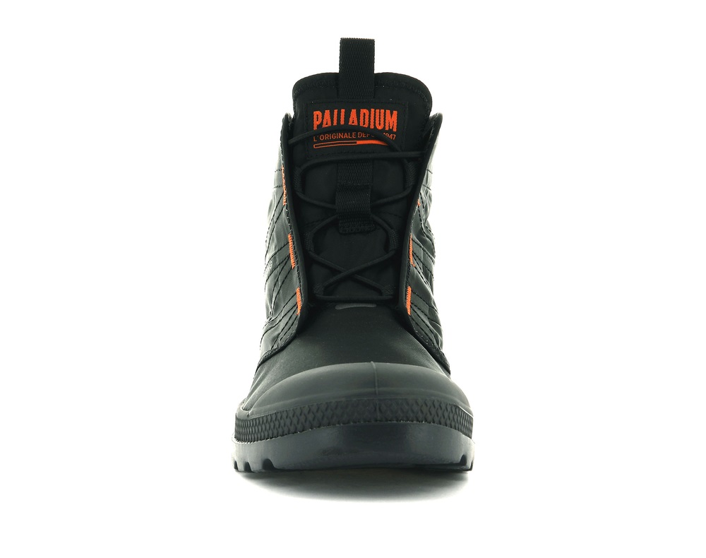 Palladium PAMPA TRAVEL LITE Men's Boots Black | Canada-6109
