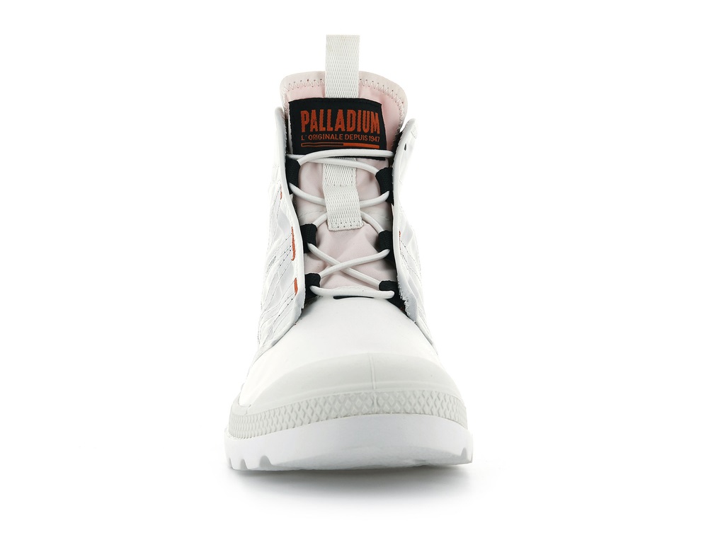 Palladium PAMPA TRAVEL LITE Men's Boots White | Canada-7680