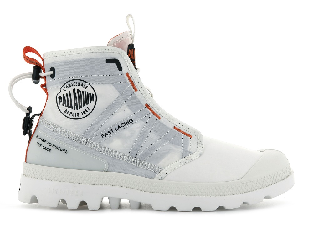 Palladium PAMPA TRAVEL LITE Men\'s Boots White | Canada-7680