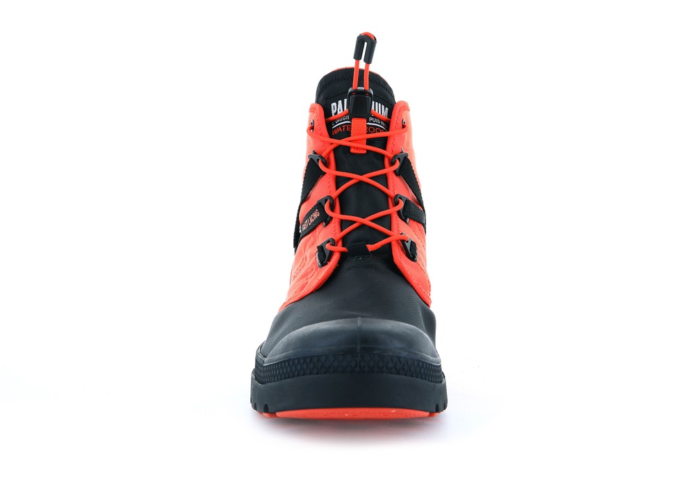 Palladium PAMPA TRAVEL LITE+ WATERPROOF Women's Boots Firecracker | Canada-0675