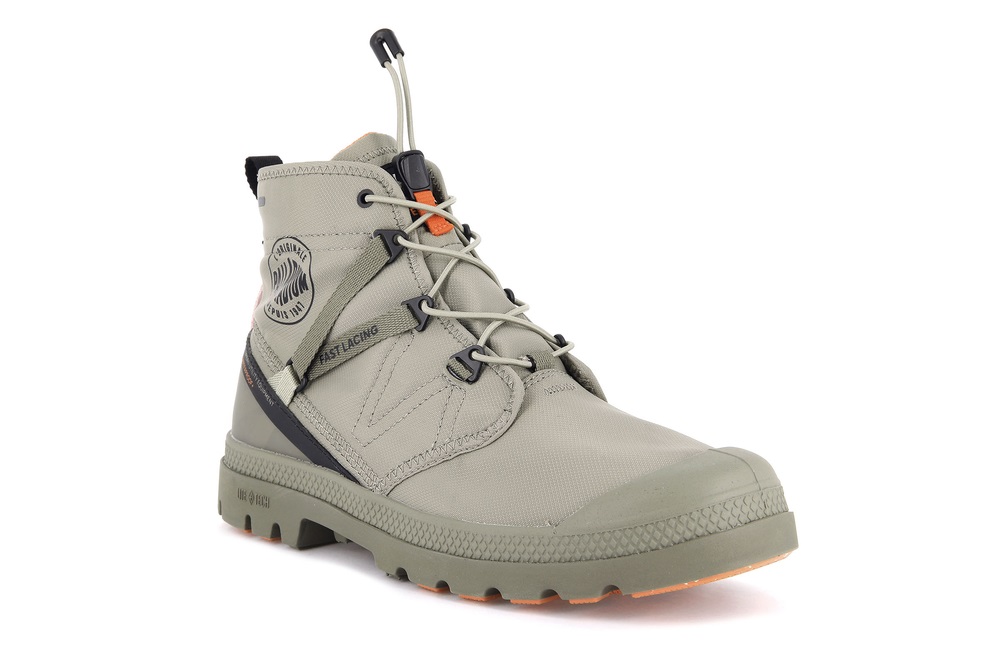 Palladium PAMPA TRAVEL LITE+ WATERPROOF Men's Boots Dune | Canada-4398