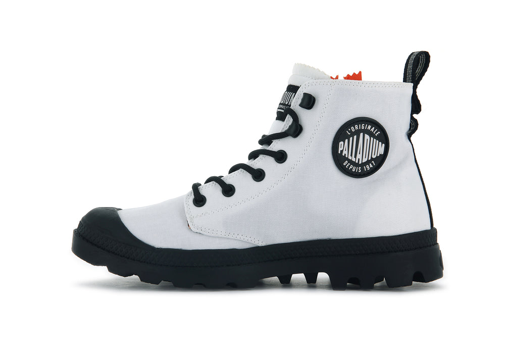 Palladium PAMPA UNLOCKED Women's Boots White | Canada-3856
