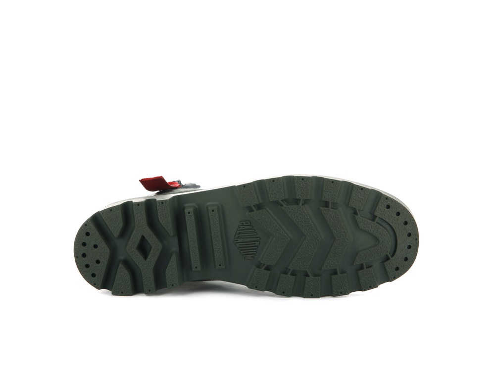 Palladium PAMPA UNZIPPED Women's Boots Olive | Canada-7632