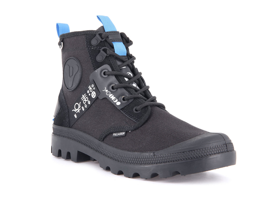 Palladium PAMPA WITCH QUEEN X DESTINY Women's Boots Black | Canada-4109