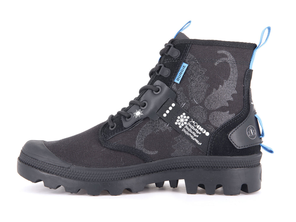 Palladium PAMPA WITCH QUEEN X DESTINY Women's Boots Black | Canada-4109