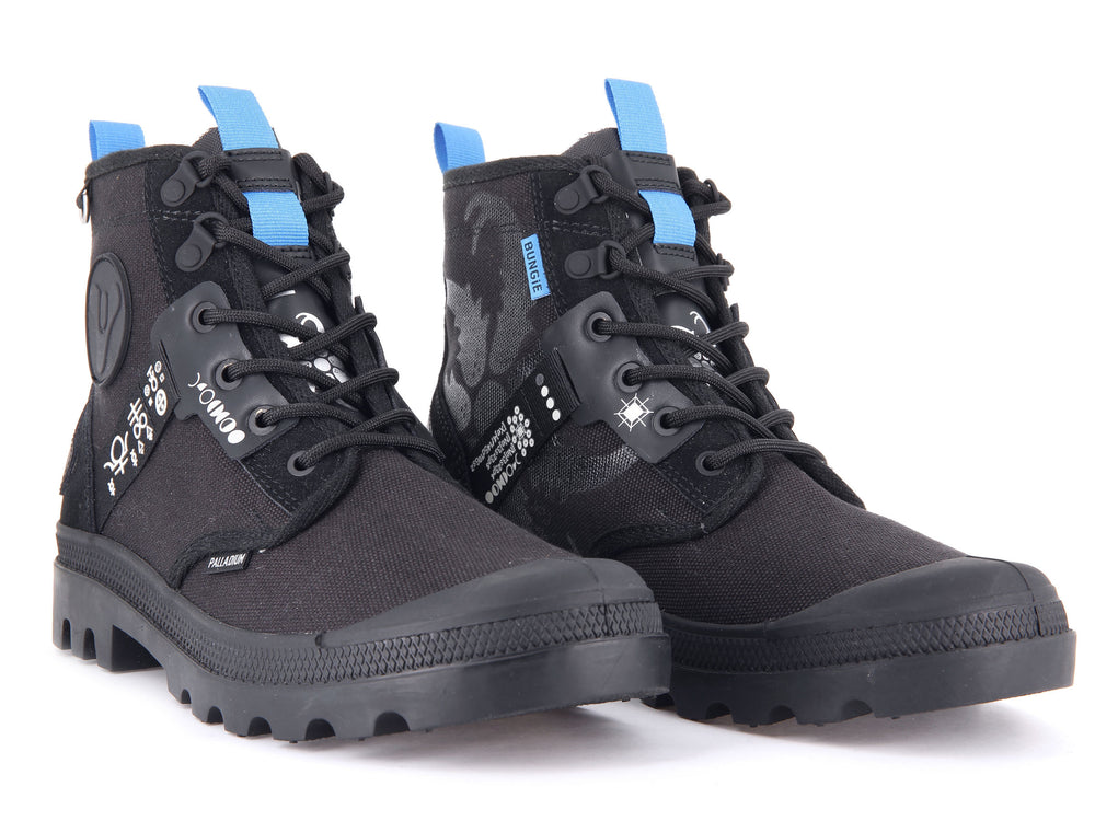 Palladium PAMPA WITCH QUEEN X DESTINY Women's Boots Black | Canada-4109