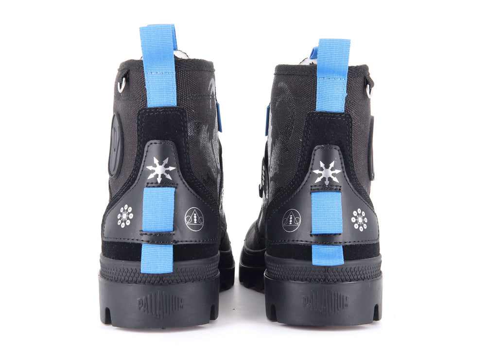 Palladium PAMPA WITCH QUEEN X DESTINY Women's Boots Black | Canada-4109