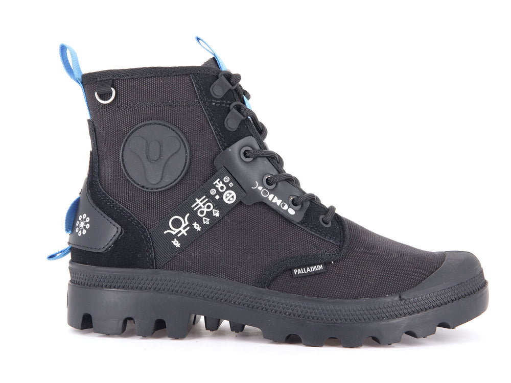 Palladium PAMPA WITCH QUEEN X DESTINY Women\'s Boots Black | Canada-4109