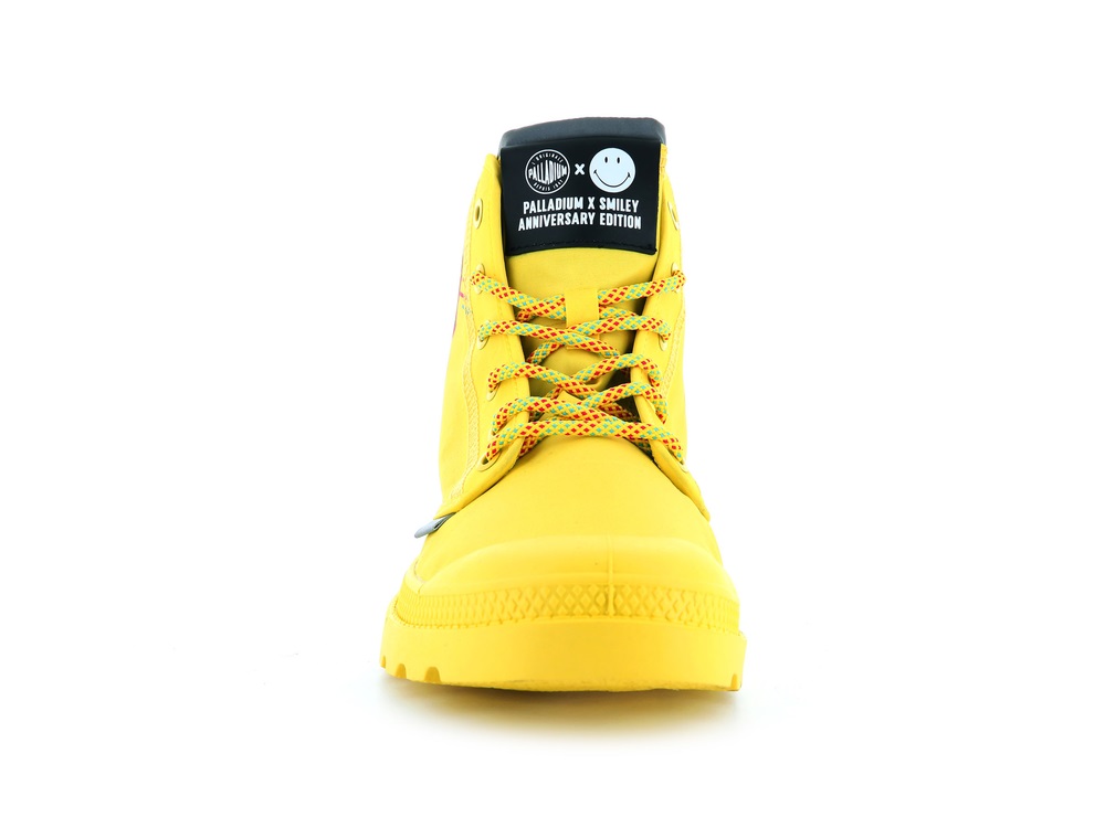 Palladium PAMPA X SMILEY 2000 Women's Boots Yellow | Canada-3642
