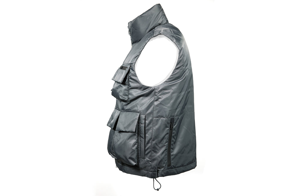 Palladium POCKETS VEST Men's Jackets Grey | Canada-0241