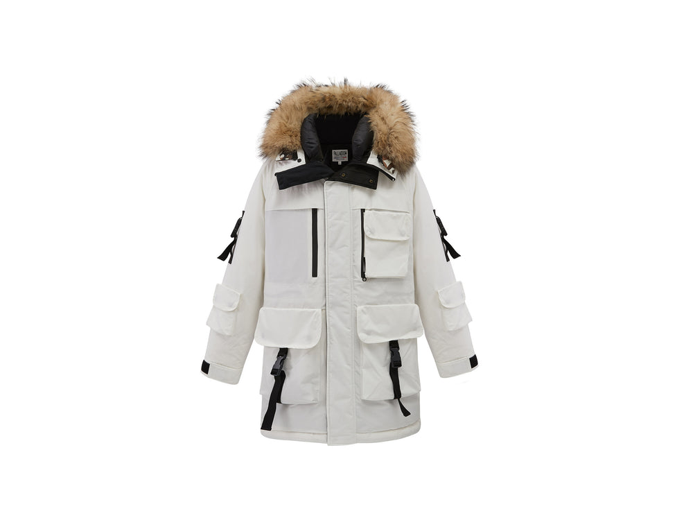 Palladium PREMIUM DOWN JACKET Men\'s Jackets White | Canada-9428